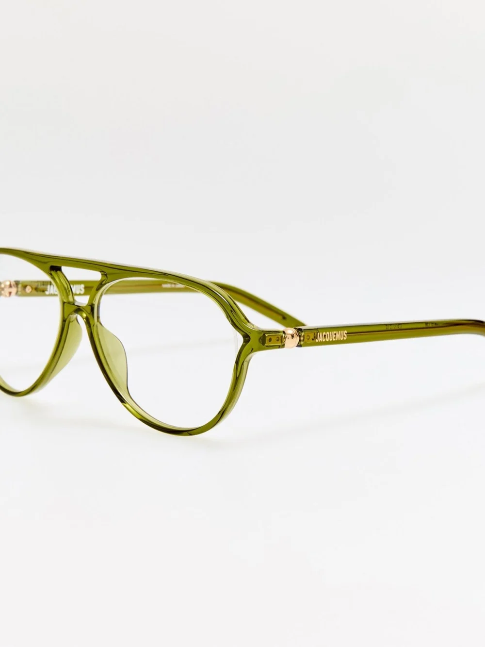 Linda Farrow Pastro Optical, khaki, view 2
