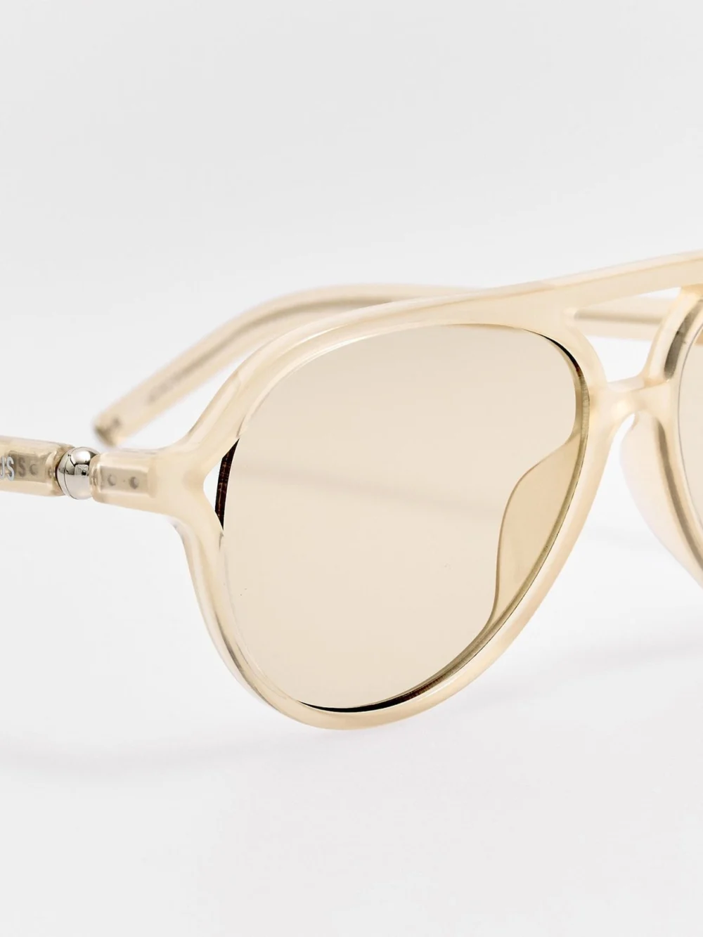 Linda Farrow Pastro Sunglasses, nude, view 4