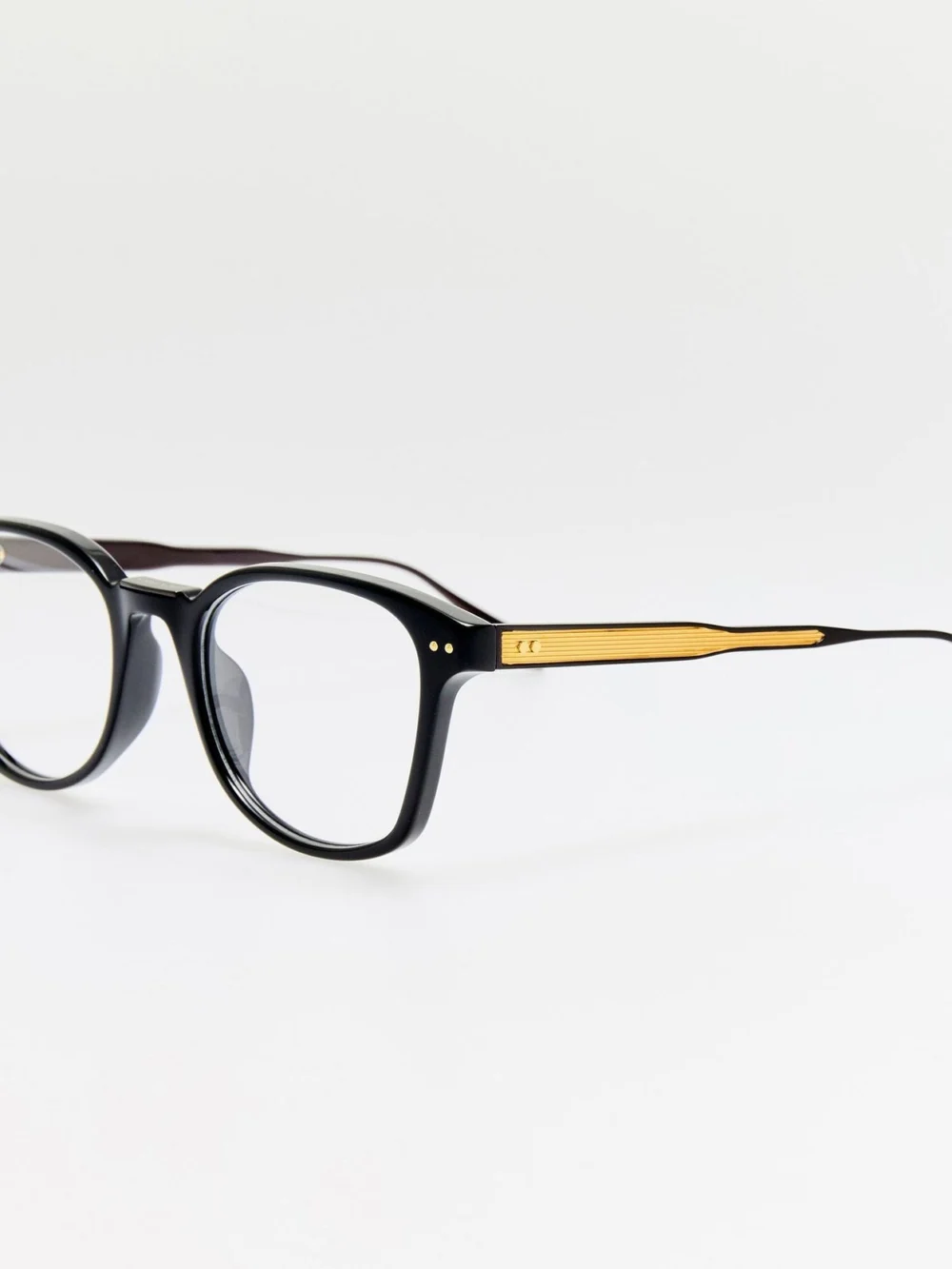 Linda Farrow Paulson Optical, black, view 2