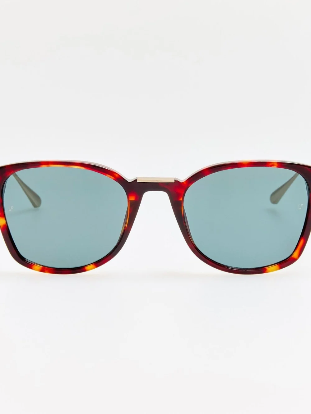 Linda Farrow Paulson Sunglasses in dark tortoiseshell