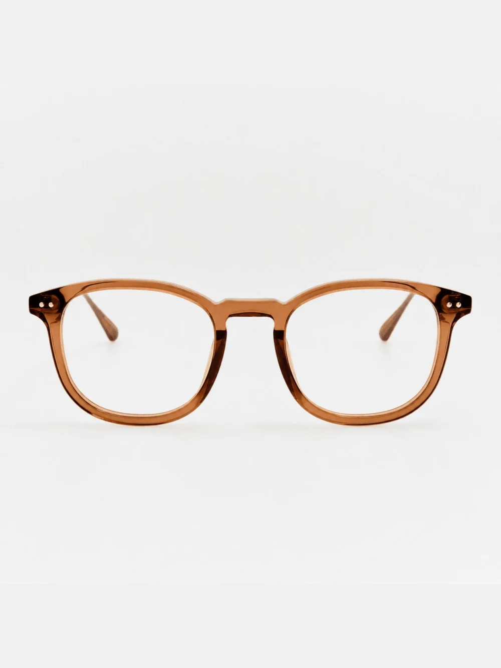 Linda Farrow Pax Optical in antique gold and brown
