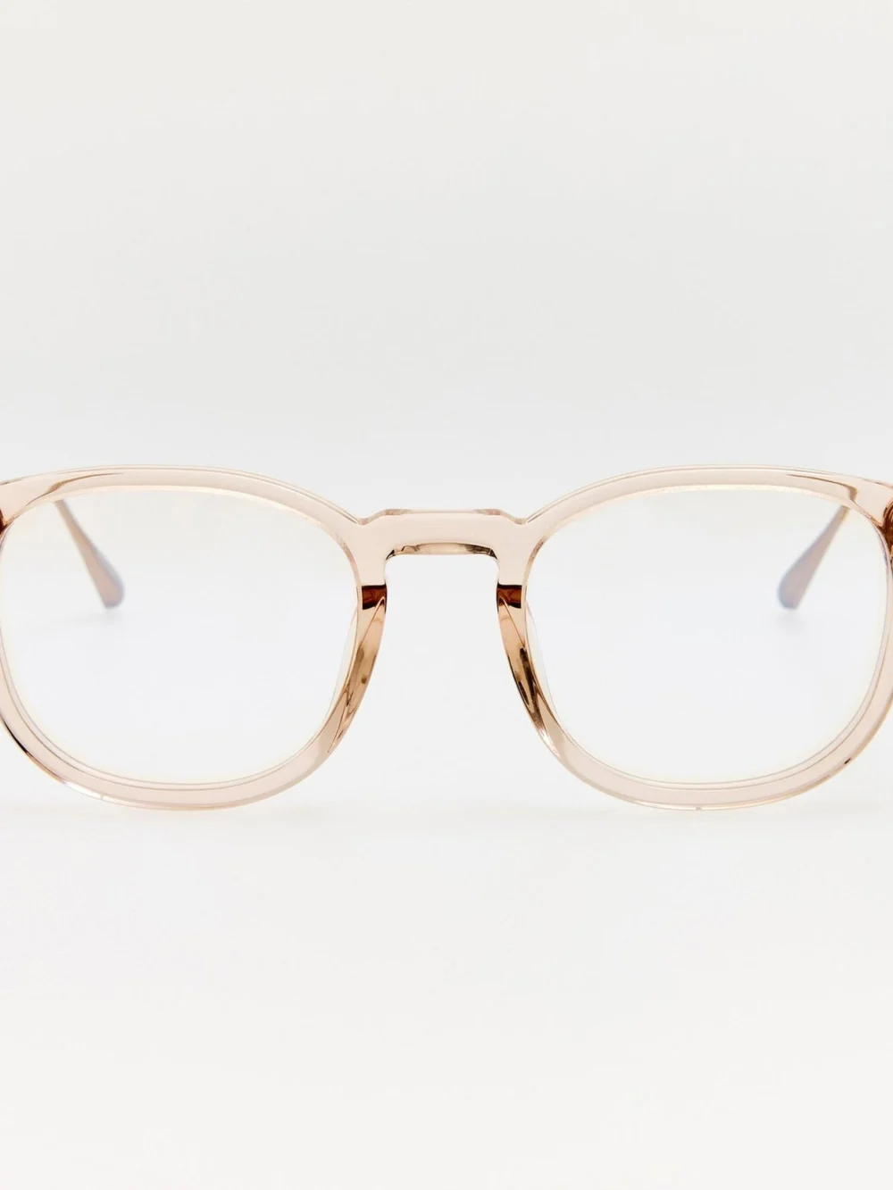 Linda Farrow Pax Optical in matt champagne and ash
