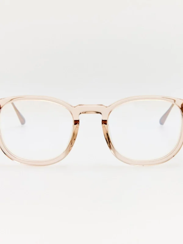 Linda Farrow Pax Optical in Matt Champagne and Ash