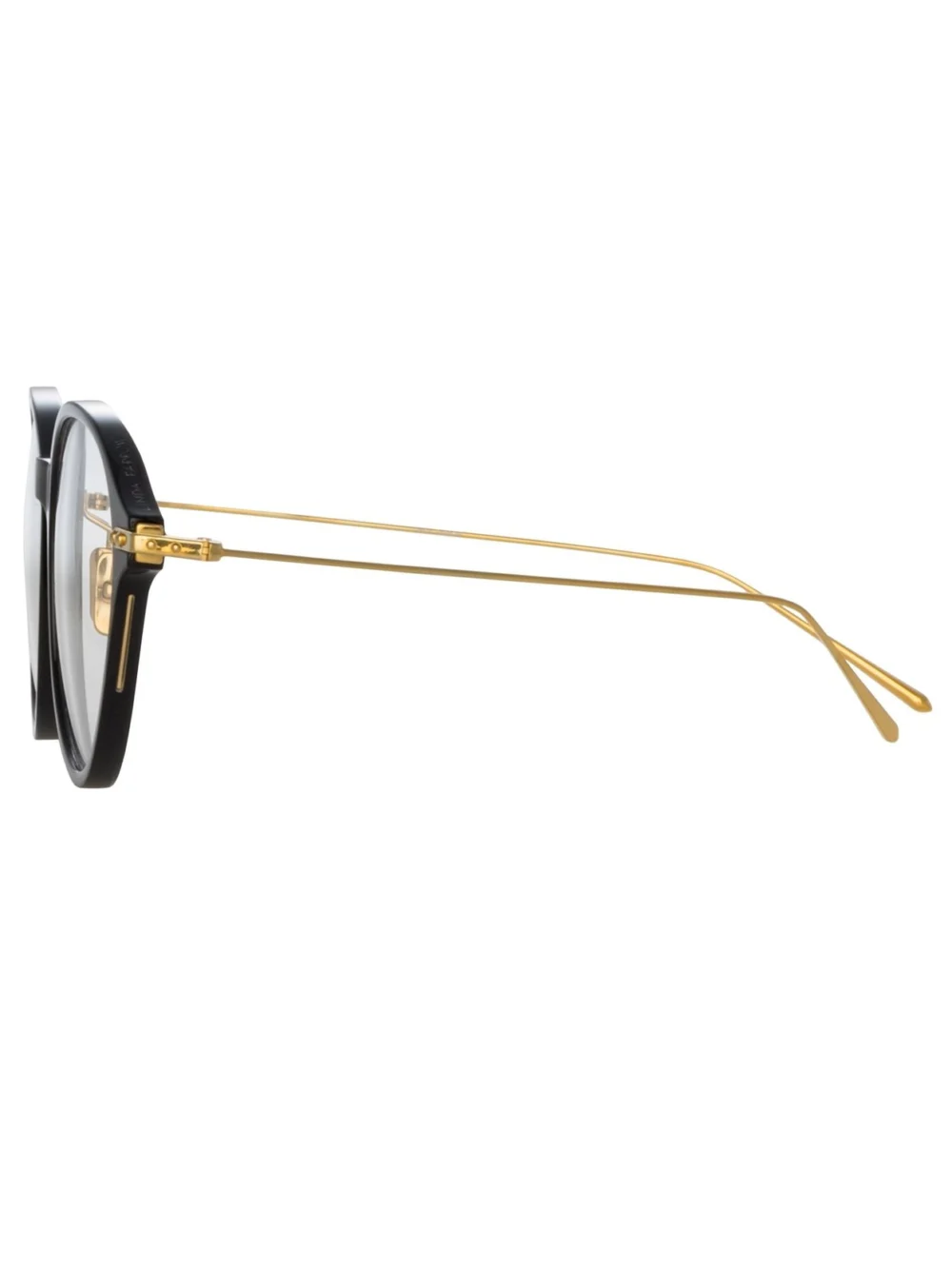 Linda Farrow Pearce Optical Frame, black, view 2