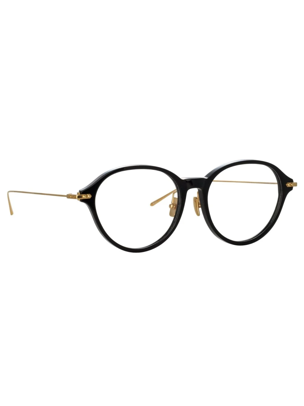 Linda Farrow Pearce Optical Frame, black, view 4