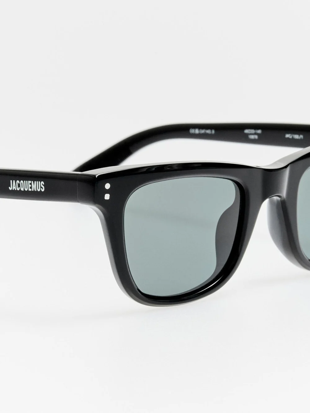 Linda Farrow Pilotis Sunglasses, black, view 5