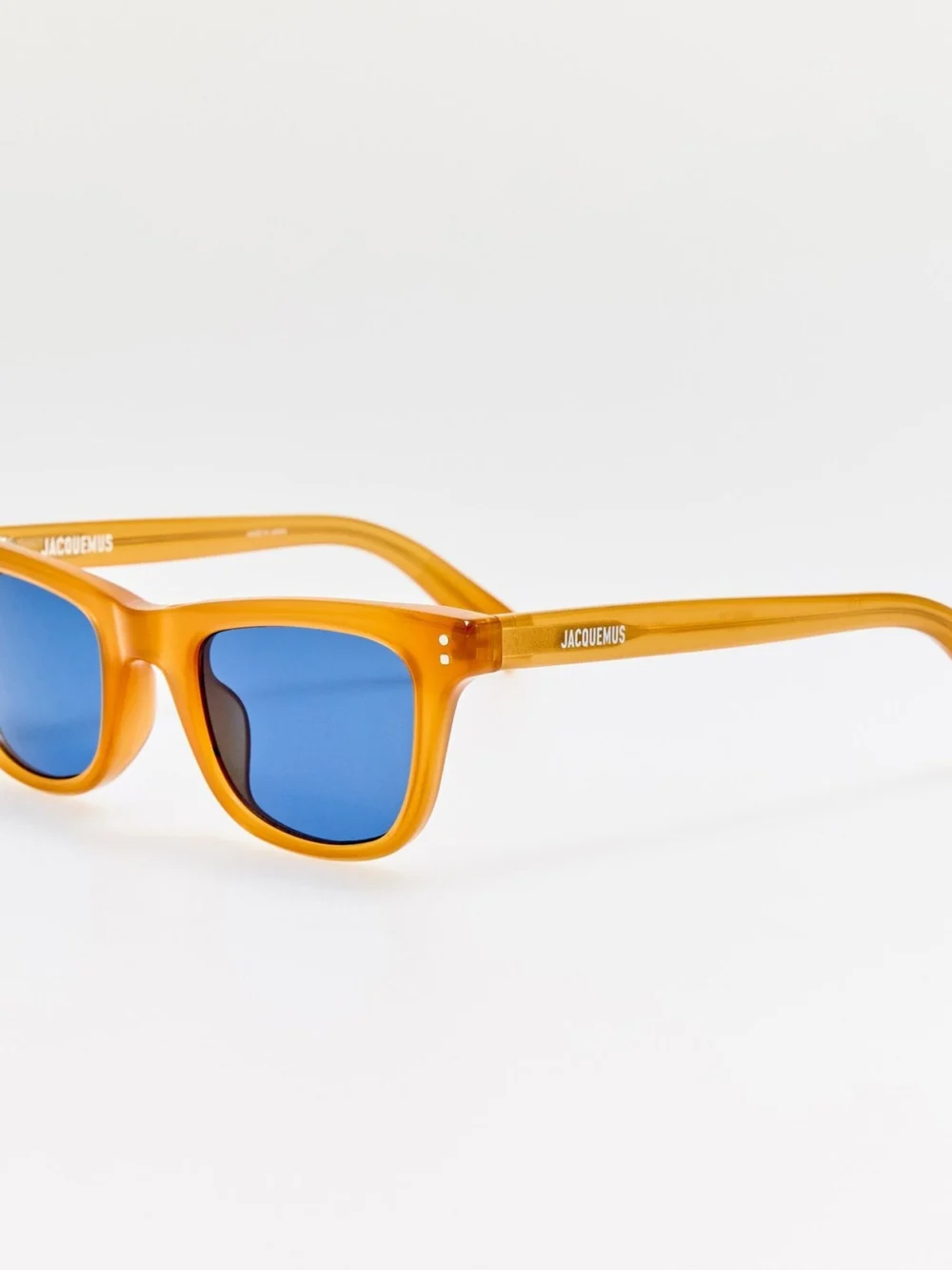 Linda Farrow Pilotis Sunglasses, caramel, view 2