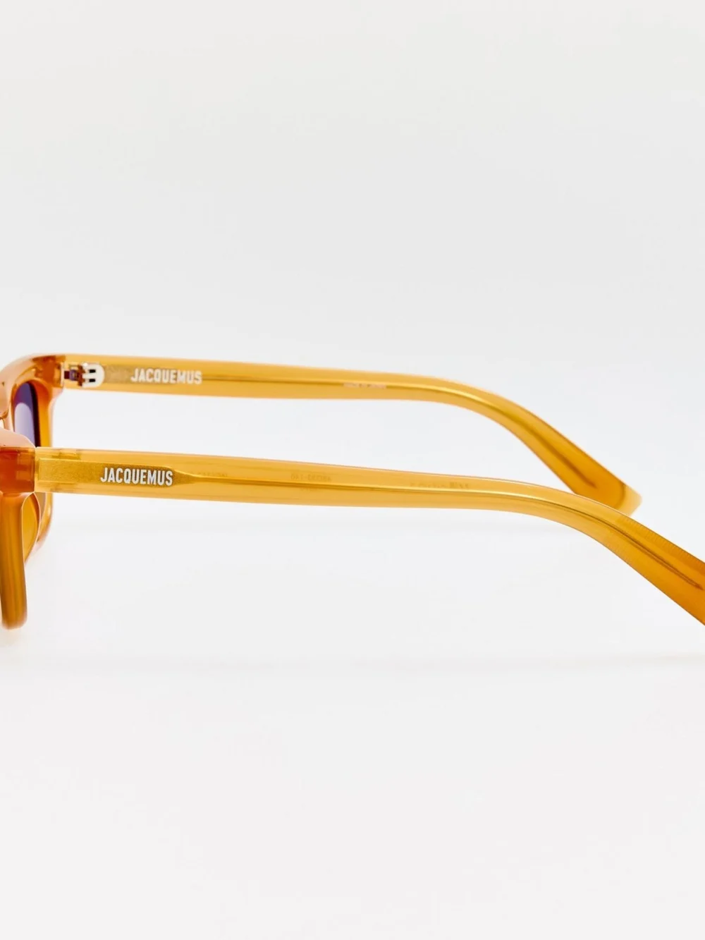 Linda Farrow Pilotis Sunglasses, caramel, view 5