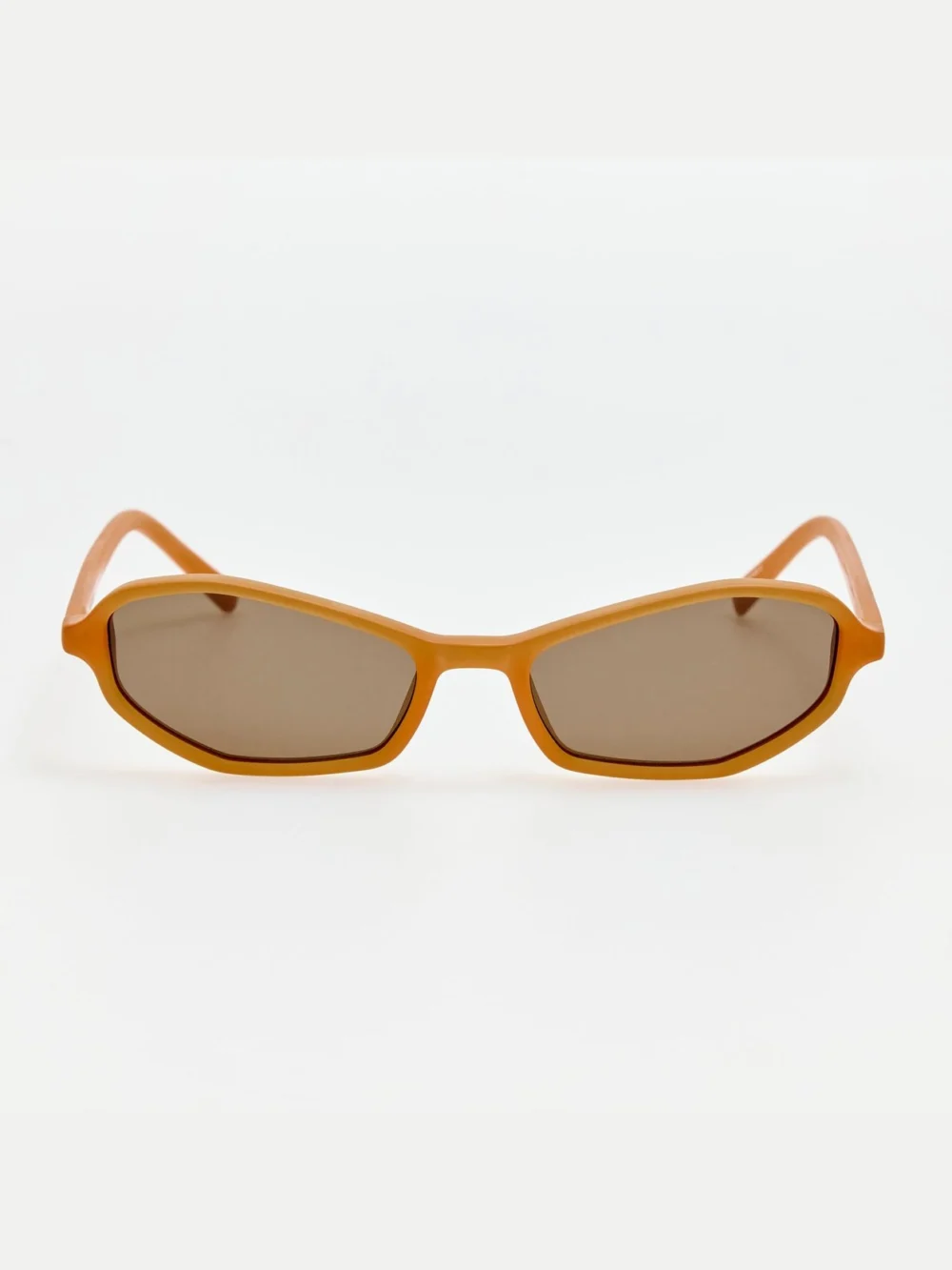 Linda Farrow Pina Sunglasses in caramel