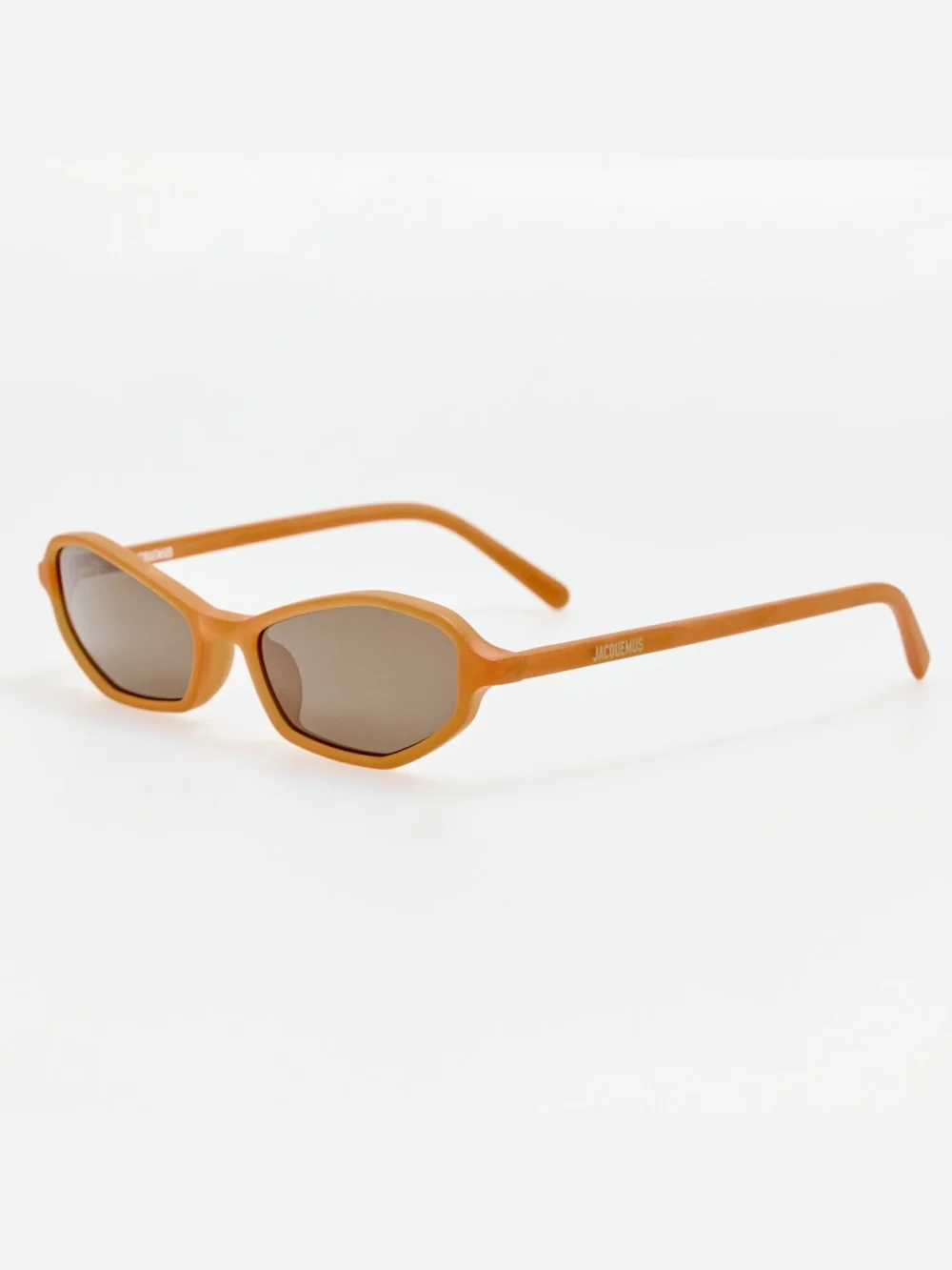 Linda Farrow Pina Sunglasses, caramel, view 2