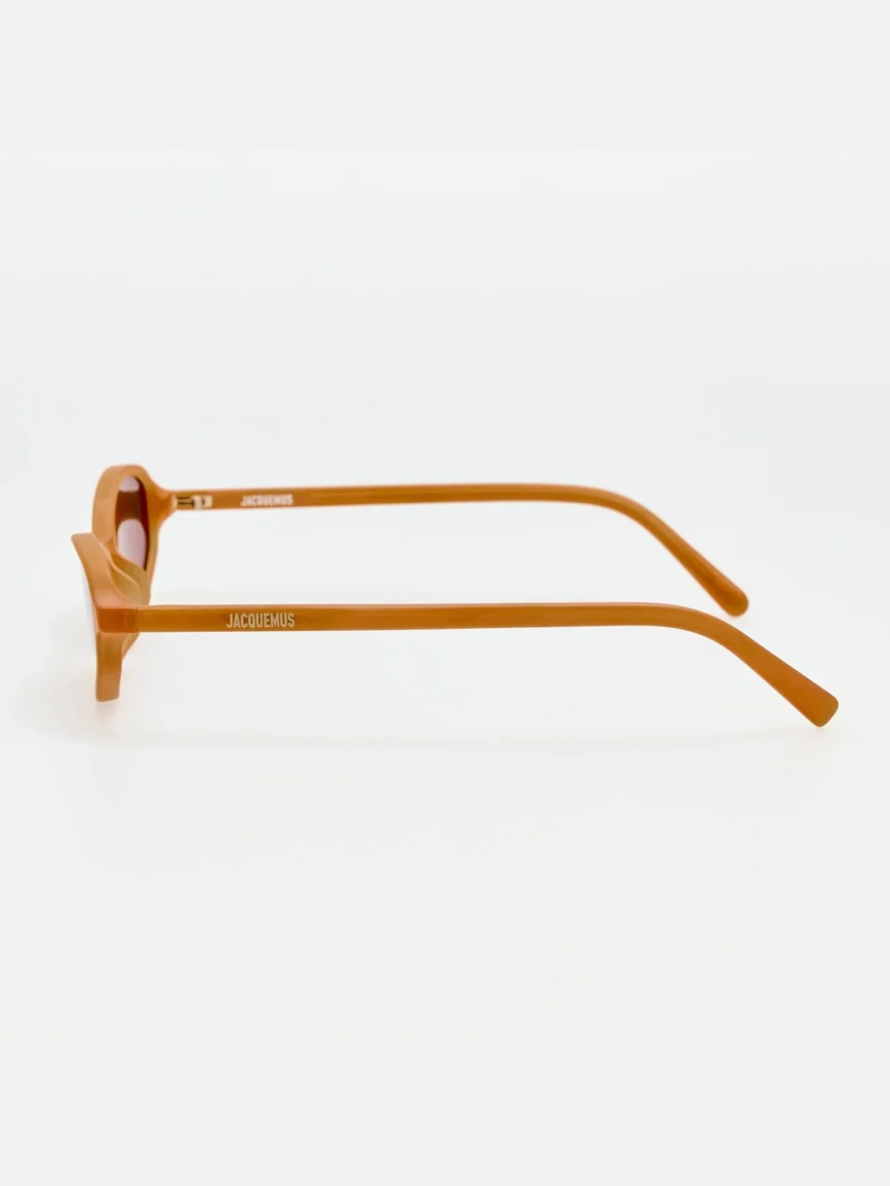Linda Farrow Pina Sunglasses, caramel, view 5
