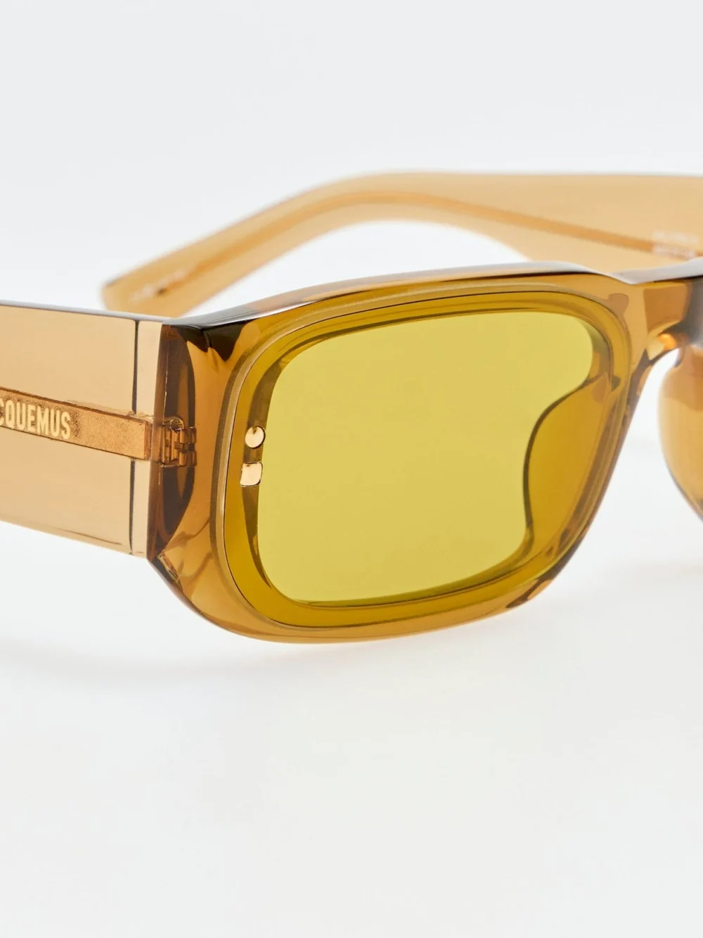 Linda Farrow Pisco Sunglasses, brown, view 5