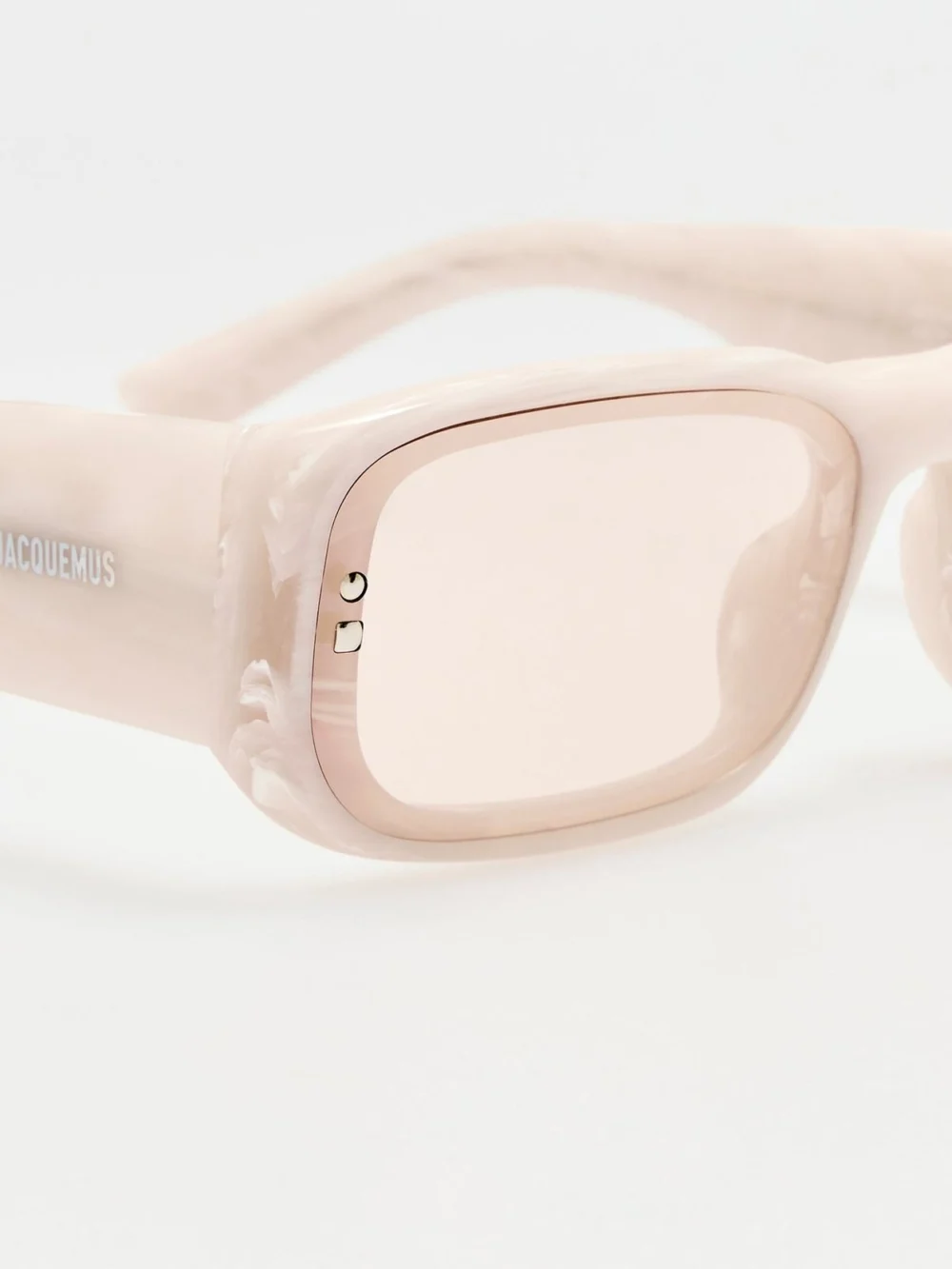 Linda Farrow Pisco Sunglasses, marble, view 4