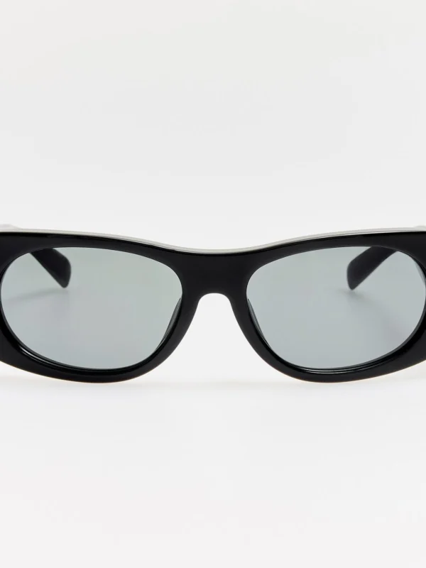 Linda Farrow Plage Sunglasses in Black and Grey