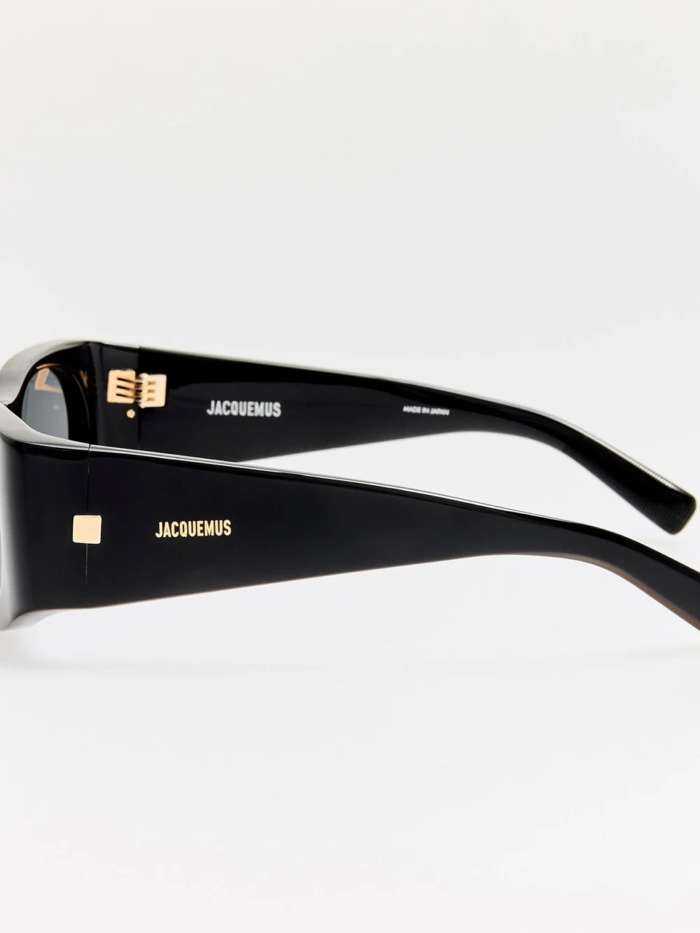 Linda Farrow Plage Sunglasses, black and grey, view 5