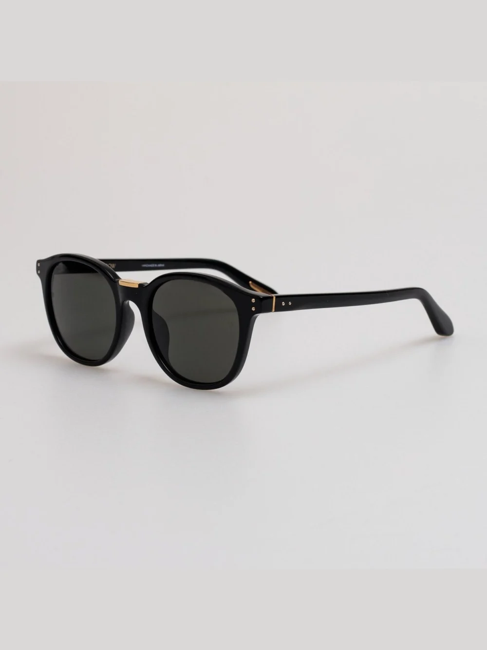 Linda Farrow Powell Sunglasses, black, view 2