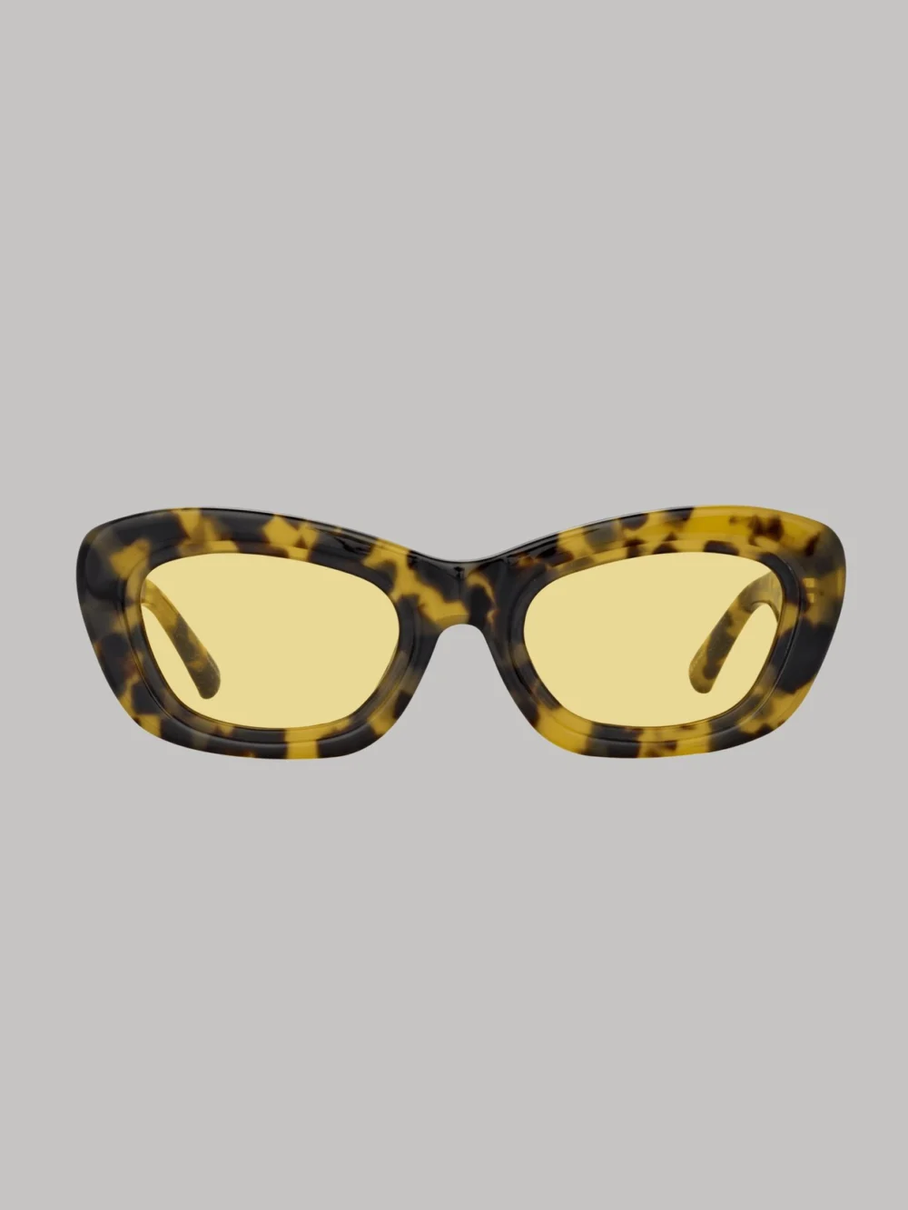 Linda Farrow Rania Cat Eye Sunglasses in tortoiseshell