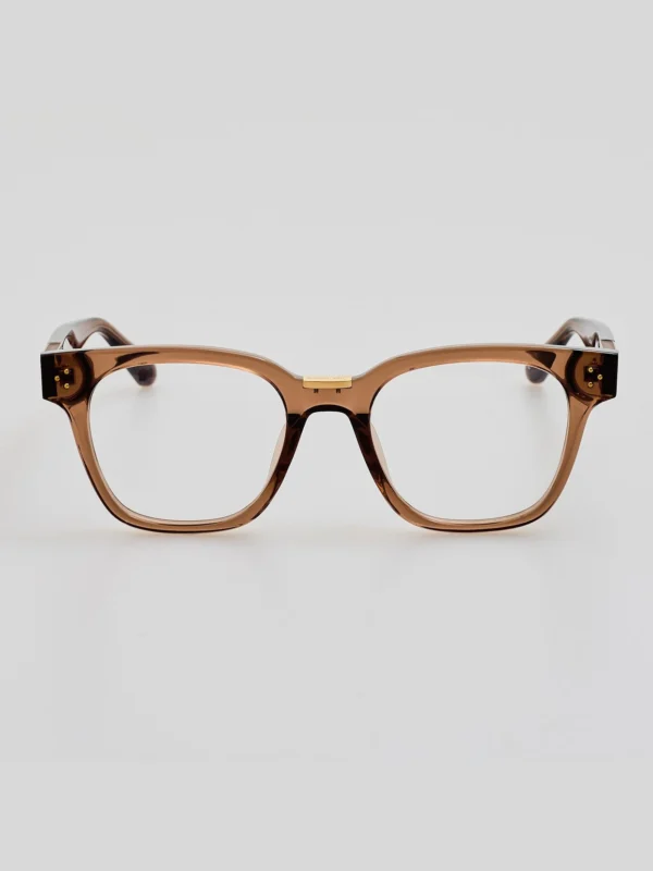 Linda Farrow Sanchez Optical in Brown