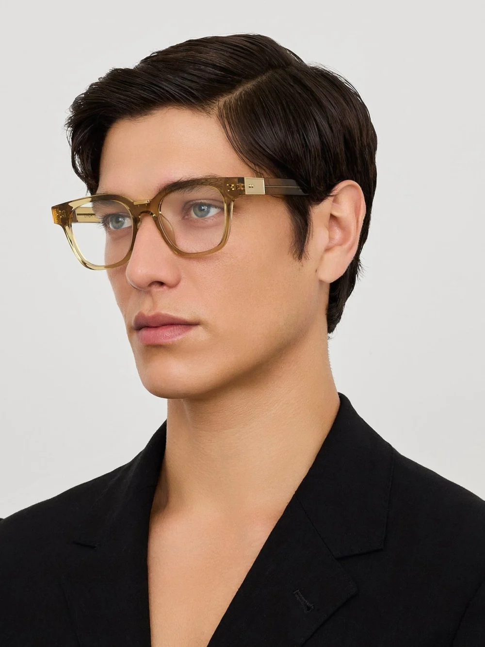Linda Farrow Sanchez Optical, khaki, view 4