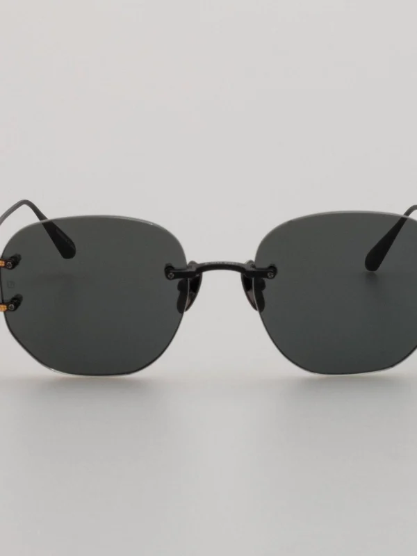 Linda Farrow Sandor Sunglasses in Matt Nickel