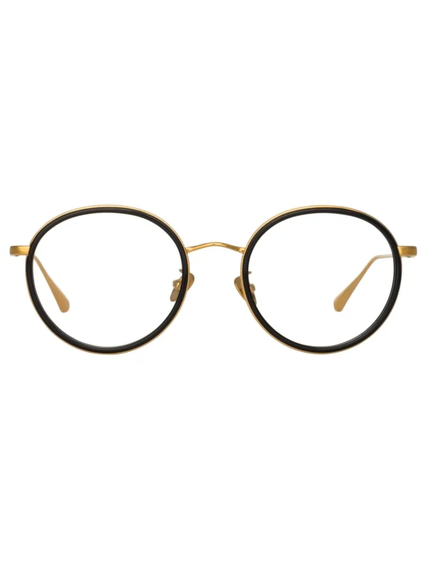 Linda Farrow Sato Optical Frame in 22K Yellow Gold
