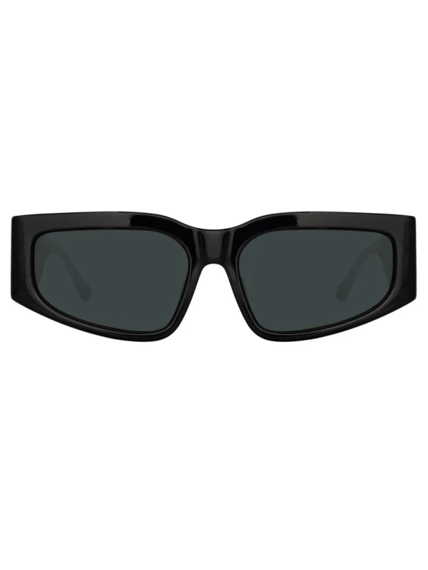 Linda Farrow Senna Sunglasses in Black
