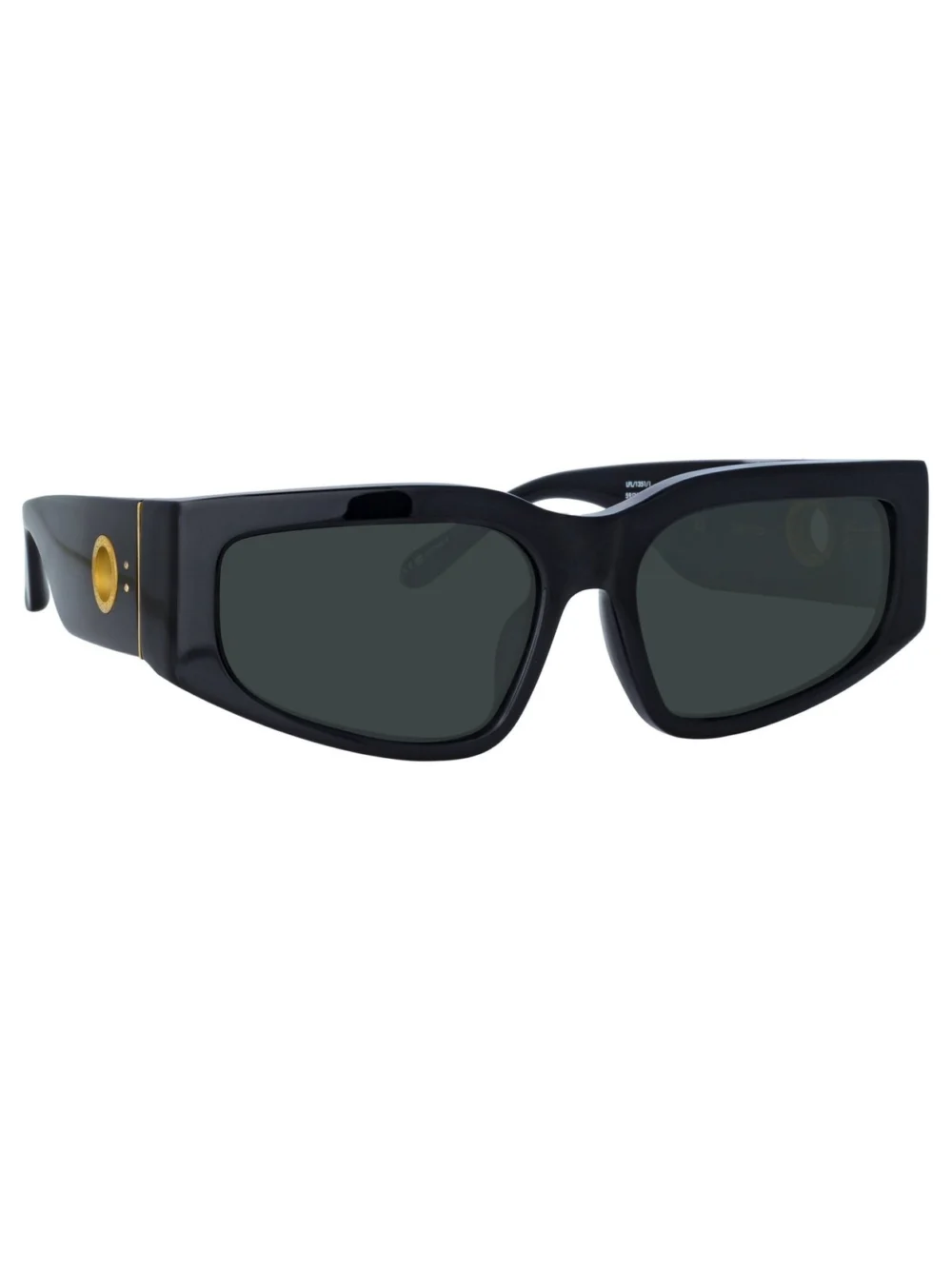 Linda Farrow Senna Sunglasses, black, view 3
