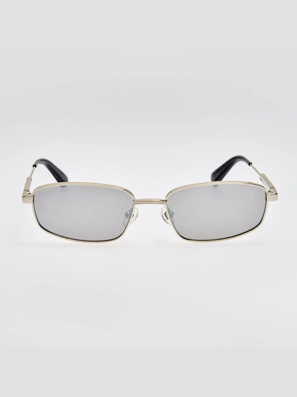 Linda Farrow Sera Sunglasses in silver