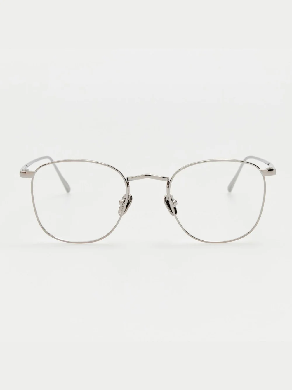 Linda Farrow Simon Square Optical in 22k white gold