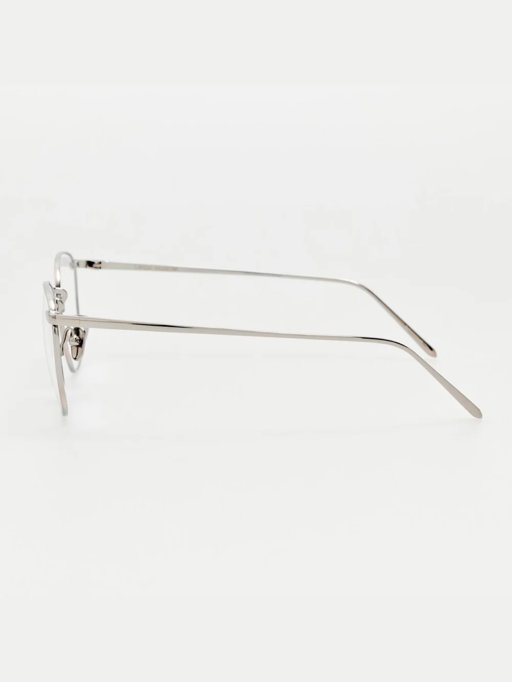 Linda Farrow Simon Square Optical, 22k white gold, view 6