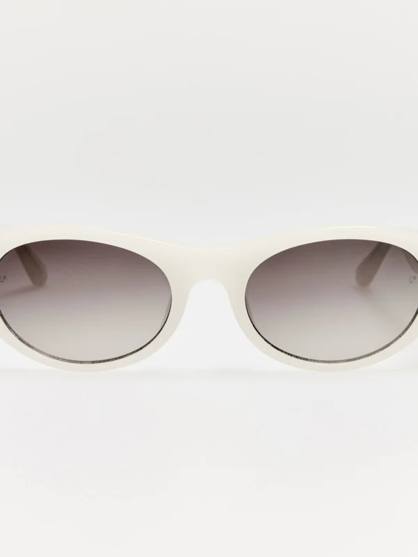 Linda Farrow Sirena Sunglasses in Cream