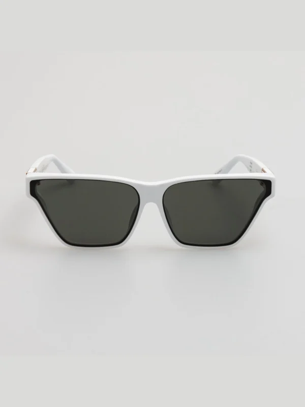 Linda Farrow Skyler Sunglasses in White