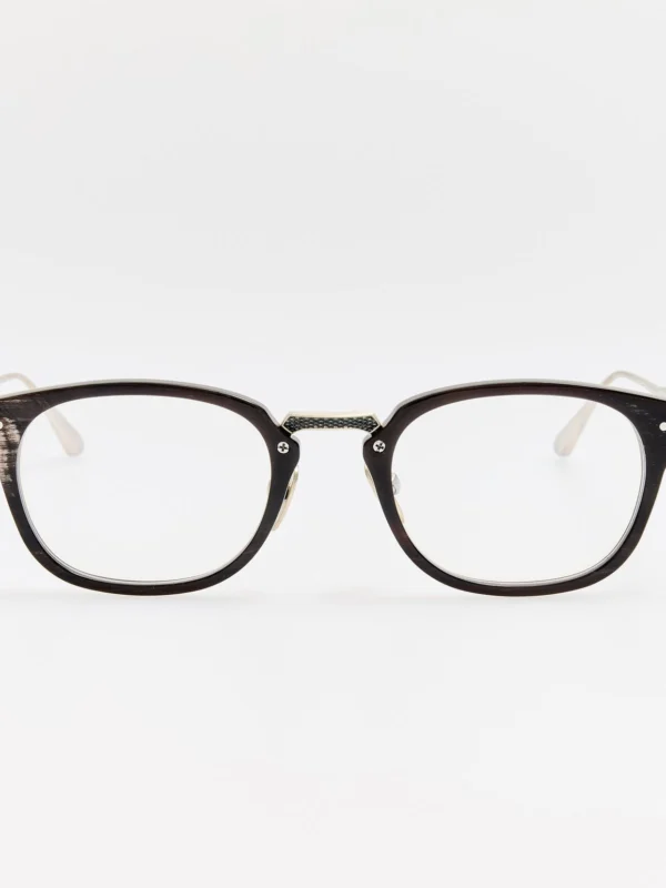 Linda Farrow Soane Optical in Buffalo Horn and 925 Sterling Silver