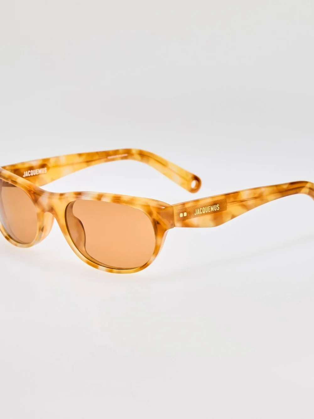 Linda Farrow Sole Angular D-Frame, tortoiseshell, view 3