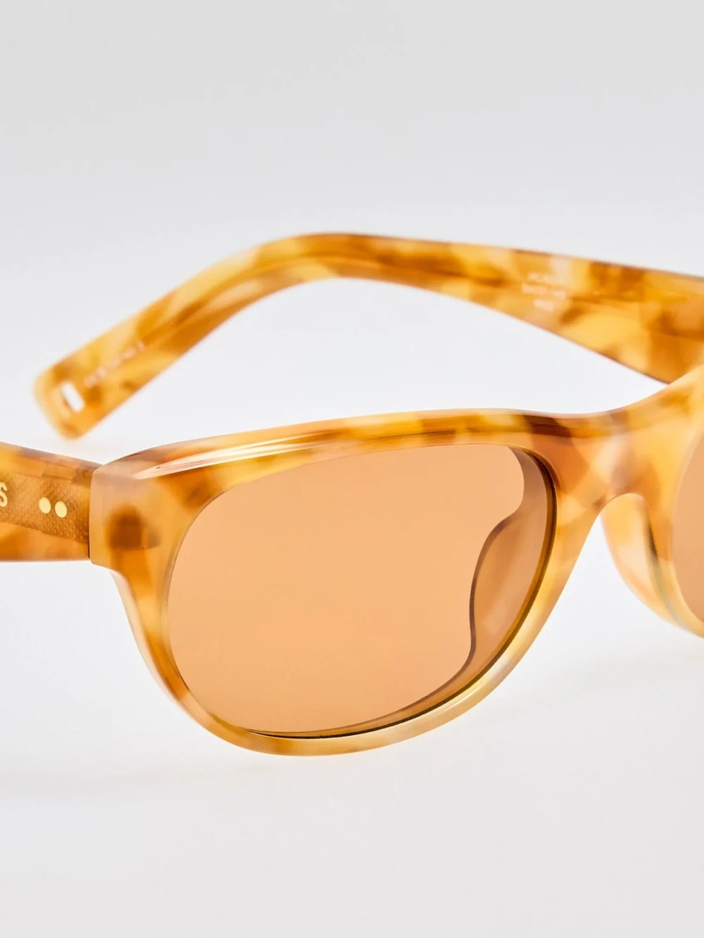 Linda Farrow Sole Angular D-Frame, tortoiseshell, view 4