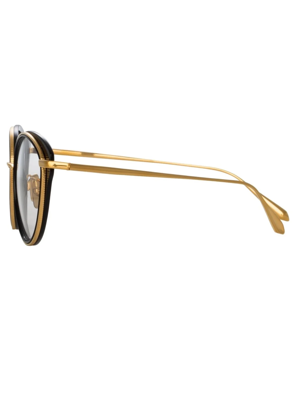 Linda Farrow Song Optical Frame, 22k yellow gold, view 2