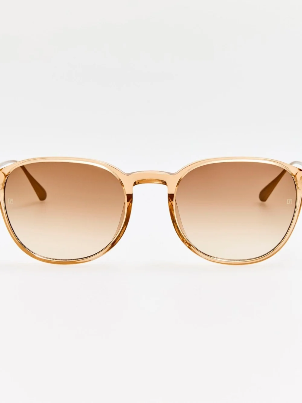 Linda Farrow Stanley Sunglasses in honey