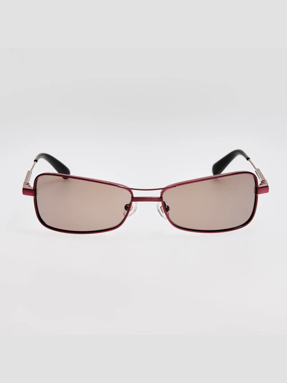 Linda Farrow Statzione Sunglasses in bordeaux and grey