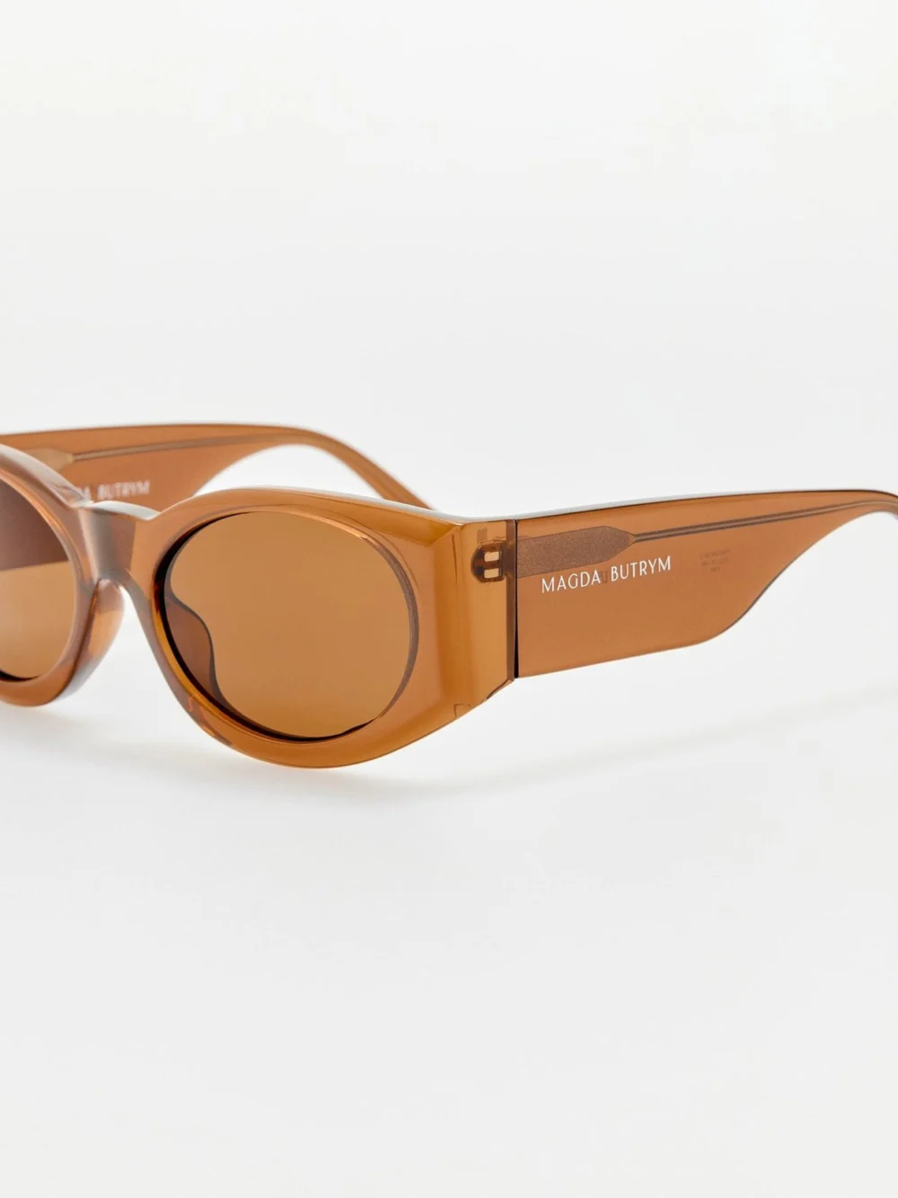 Linda Farrow Sunglasses, brown, view 2