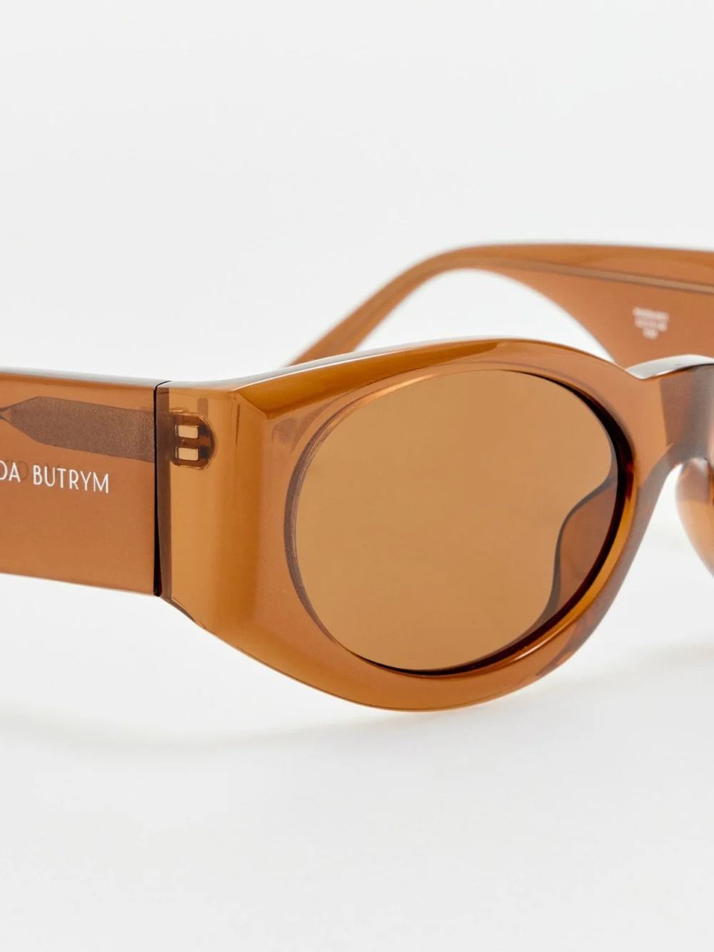 Linda Farrow Sunglasses, brown, view 4