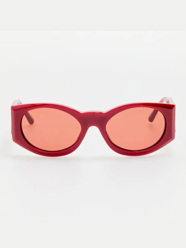 Linda Farrow Sunglasses in Burgundy