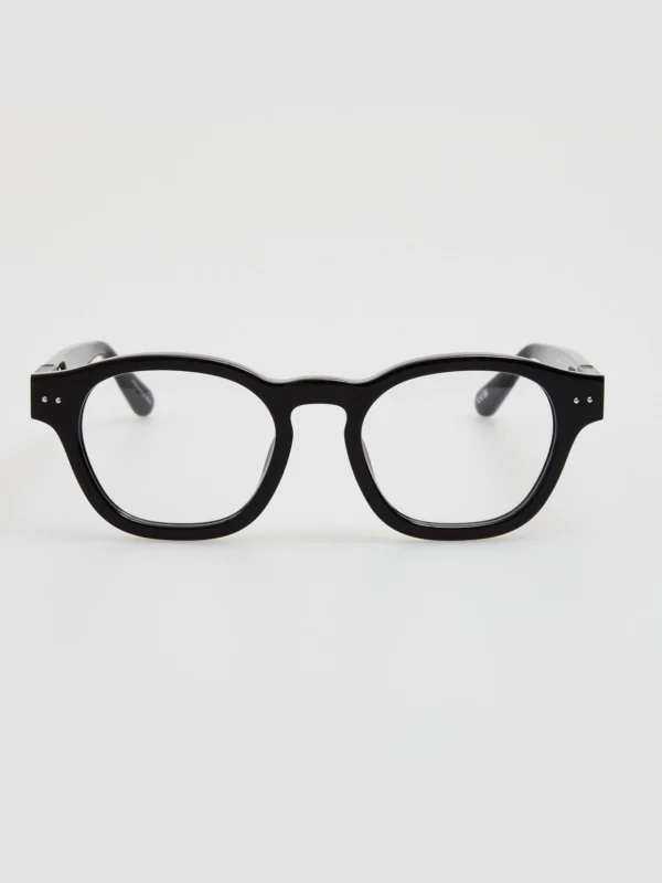 Linda Farrow Talbot Optical in Black Matt Nickel