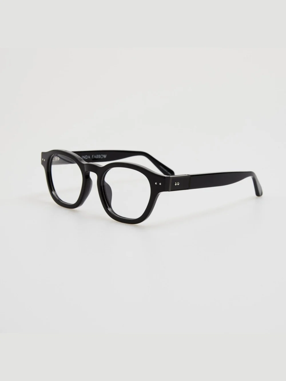 Linda Farrow Talbot Optical, black matt nickel, view 2