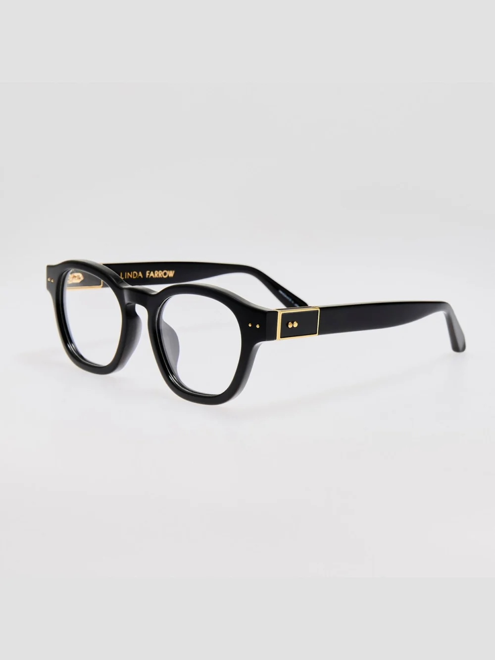 Linda Farrow Talbot Optical, black, view 2