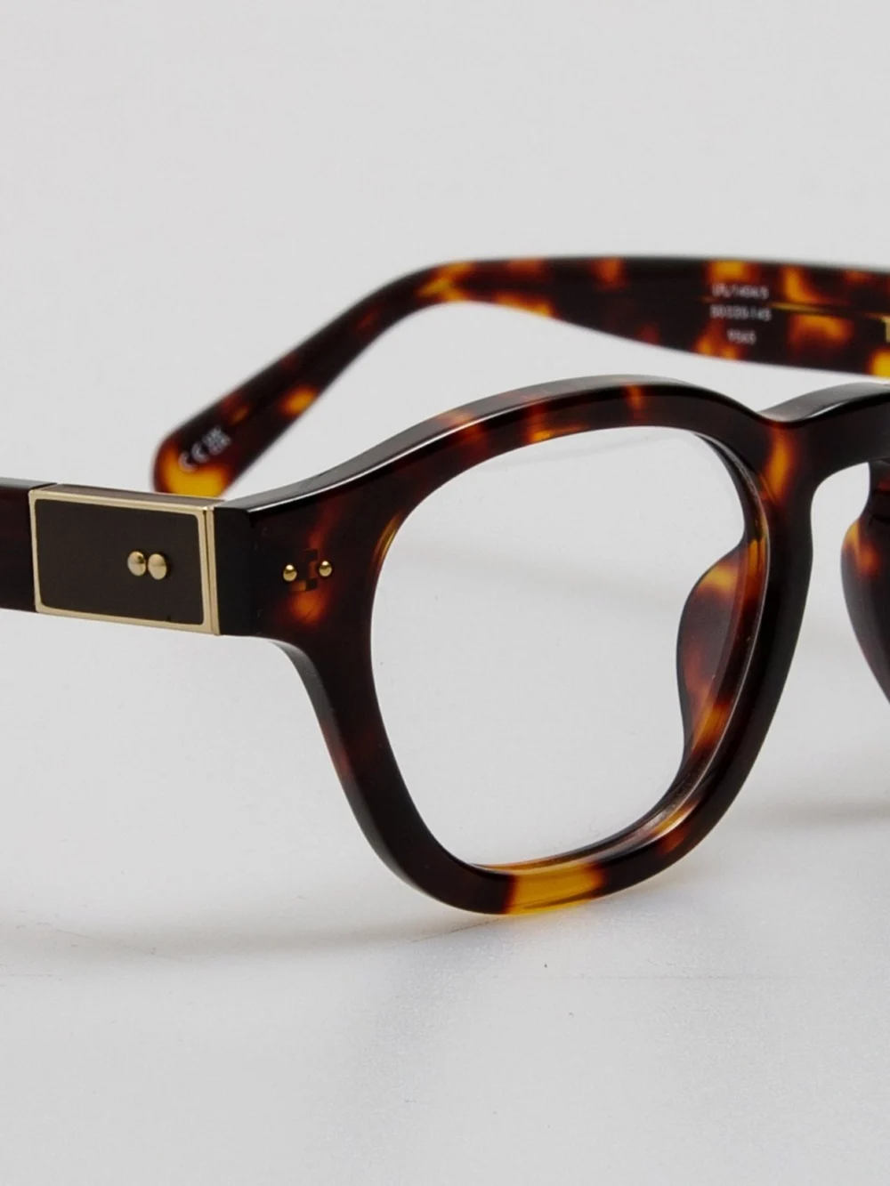 Linda Farrow Talbot Optical, dark tortoiseshell, view 5