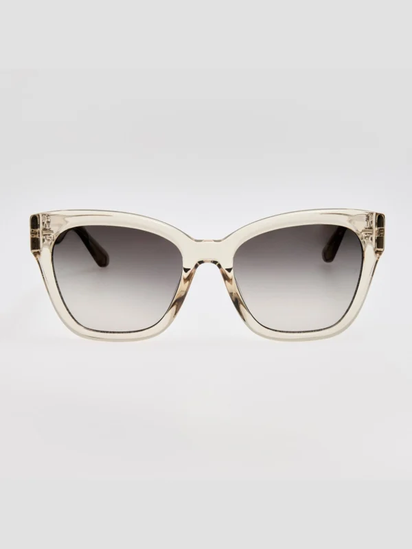 Linda Farrow Tamara Sunglasses in Truffle
