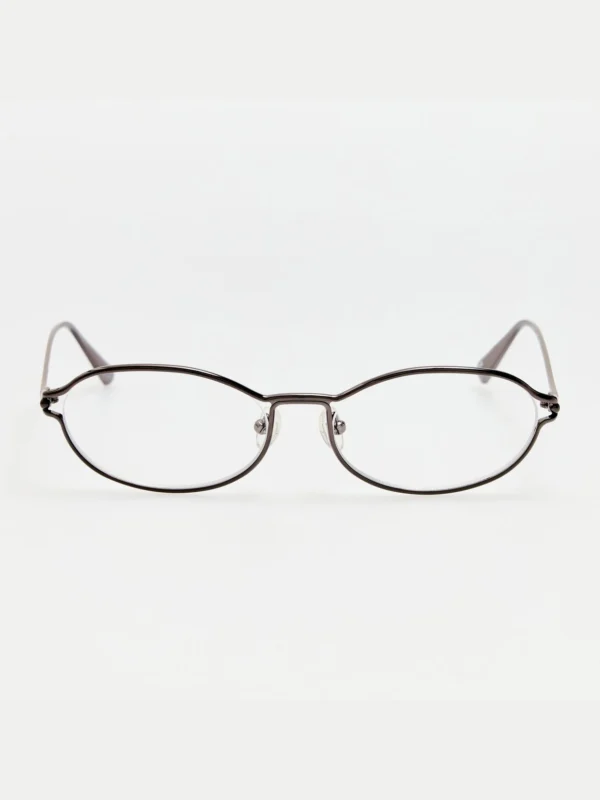 Linda Farrow Tempo Optical in Nickel