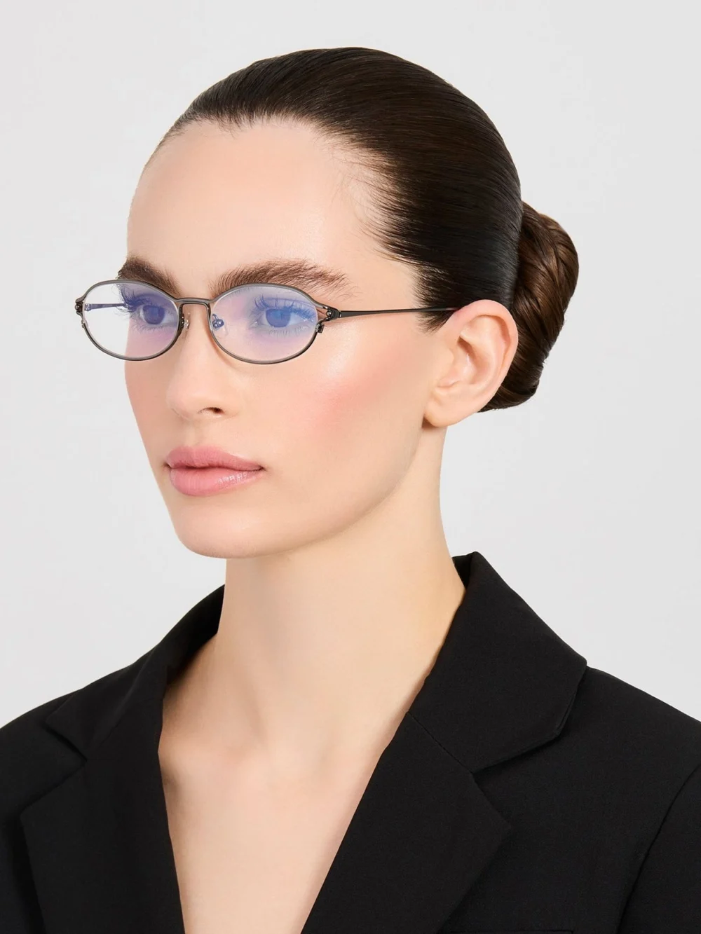 Linda Farrow Tempo Optical, nickel, view 3