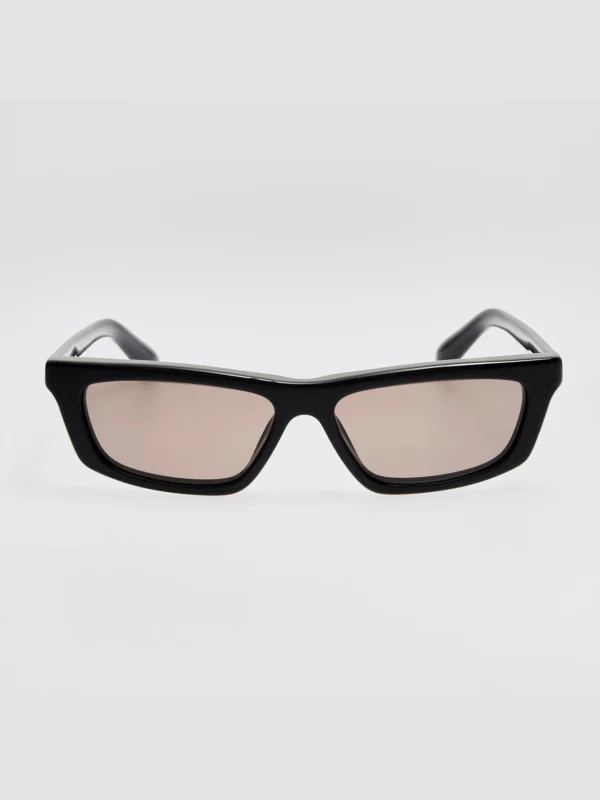 Linda Farrow Trapezi Sunglasses in Black