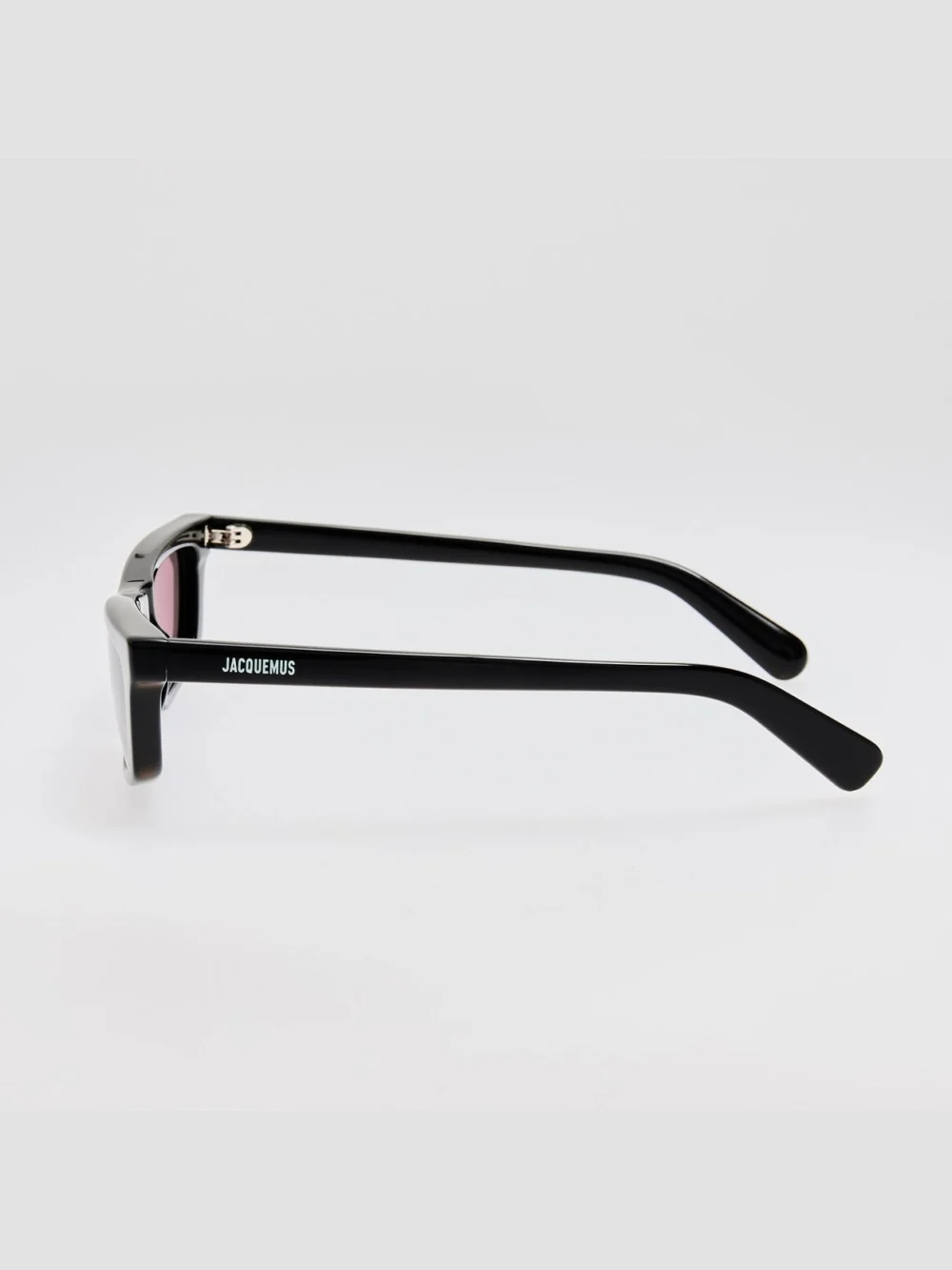 Linda Farrow Trapezi Sunglasses, black, view 6